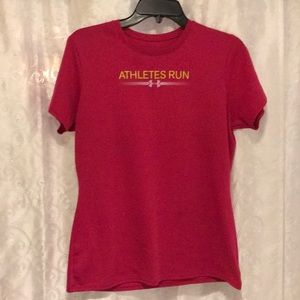 🎉Host Pick🎉 Under Armour Pink “Athletes Run” Women’s Shirt M!